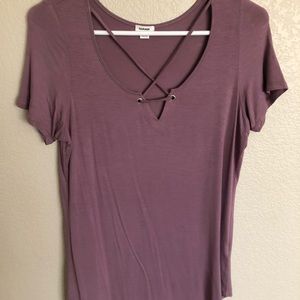 Cross Front Super Soft T-Shirt